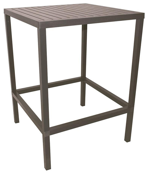 BAR TABLE CUBE TAUPE 800MM