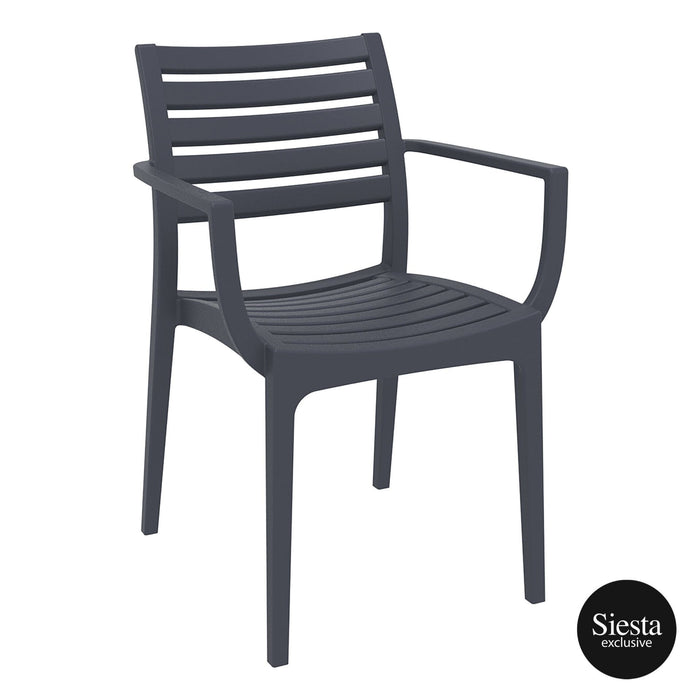 7 PIECE OUTDOOR SETTING WITH ARTEMIS ARM CHAIRS