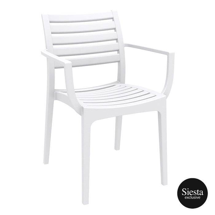 7 PIECE OUTDOOR SETTING WITH ARTEMIS ARM CHAIRS