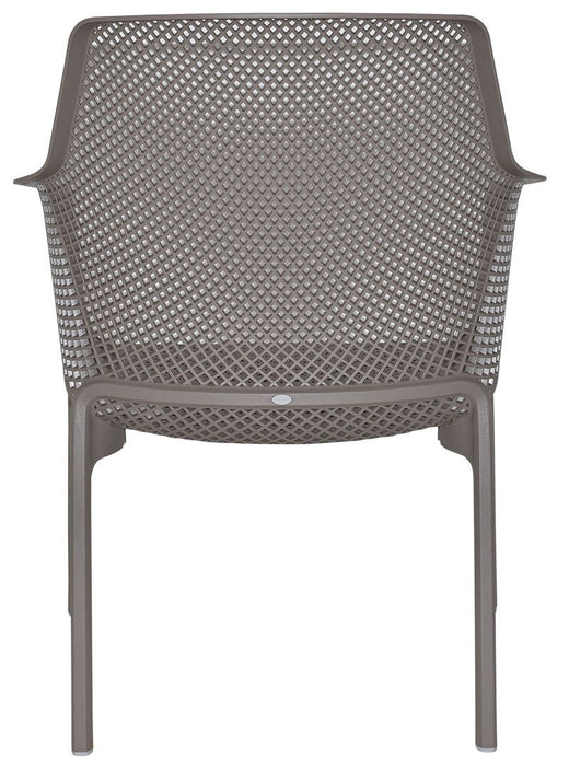 ARM CHAIR NET RELAX TAUPE