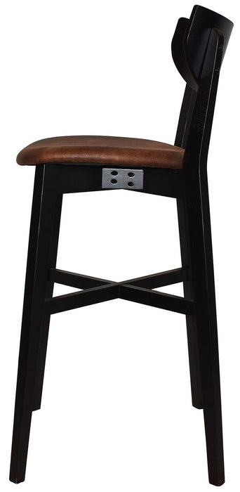 STOOL RIALTO (UPHOLSTERED SEAT)