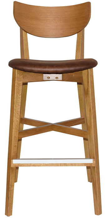 STOOL RIALTO (UPHOLSTERED SEAT)