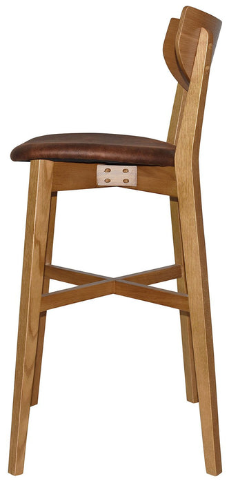 STOOL RIALTO (UPHOLSTERED SEAT)