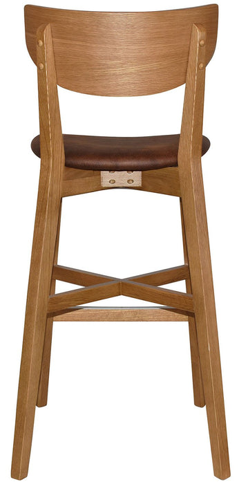 STOOL RIALTO (UPHOLSTERED SEAT)