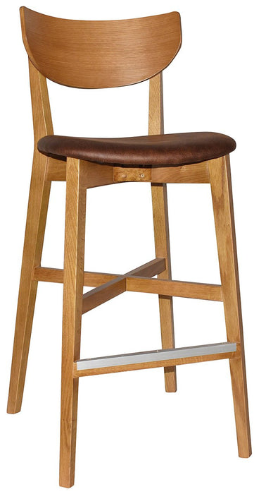 STOOL RIALTO (UPHOLSTERED SEAT)