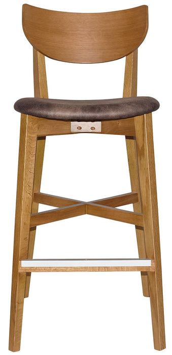 STOOL RIALTO (UPHOLSTERED SEAT)