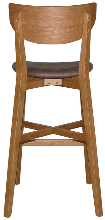 STOOL RIALTO (UPHOLSTERED SEAT)