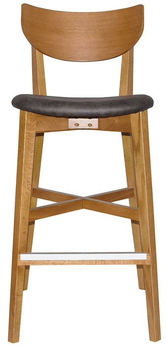 STOOL RIALTO (UPHOLSTERED SEAT)