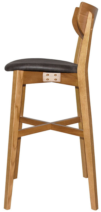 STOOL RIALTO (UPHOLSTERED SEAT)