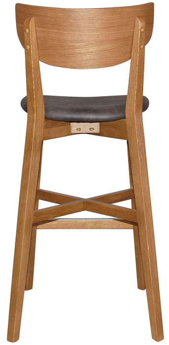 STOOL RIALTO (UPHOLSTERED SEAT)