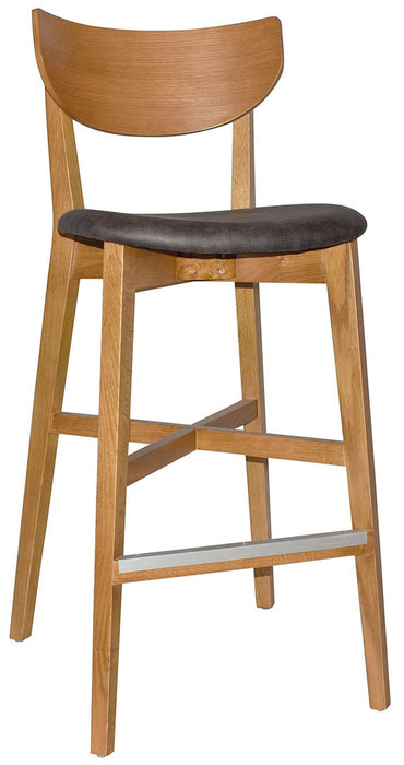 STOOL RIALTO (UPHOLSTERED SEAT)