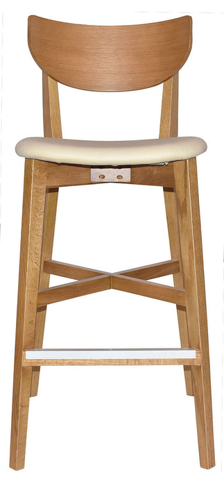 STOOL RIALTO (UPHOLSTERED SEAT)