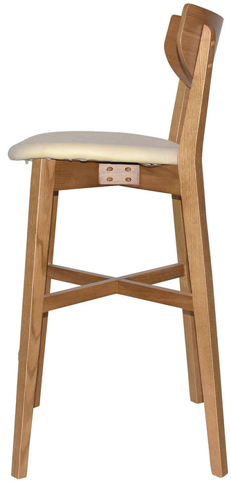 STOOL RIALTO (UPHOLSTERED SEAT)