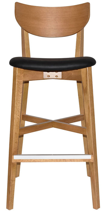 STOOL RIALTO (UPHOLSTERED SEAT)